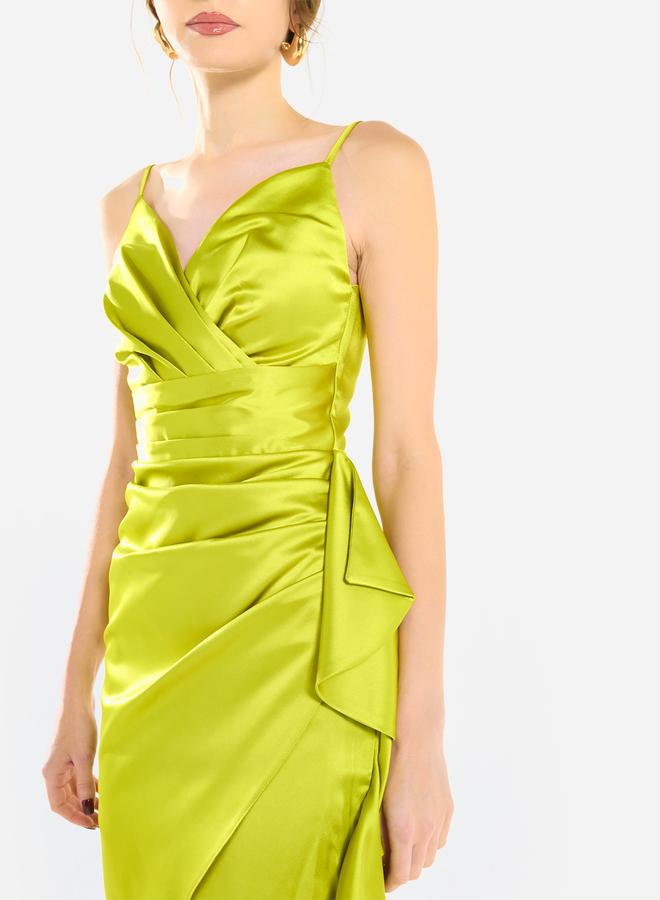 House of Moda Women Ruched Asymmetric Cocktail Dress - Image 5